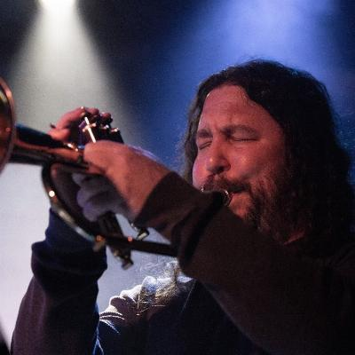 Ben Classon performing on trumpet